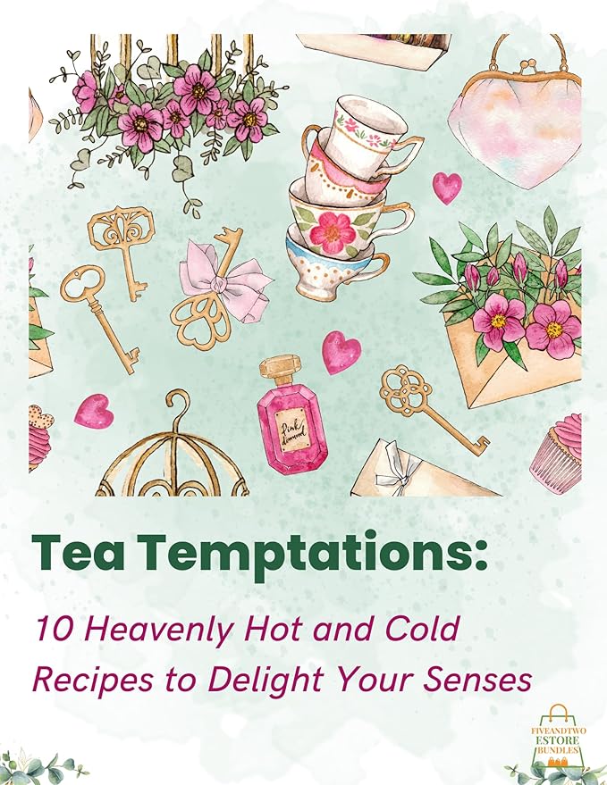 Herbal&ampBlack Tea Bags Variety Pack - Tea Assortment Tea Sampler with Passion Glazed Lemon Loaf and Vanilla Bean Macaron in Gift Box &amp Recipe eBook (50pcs)