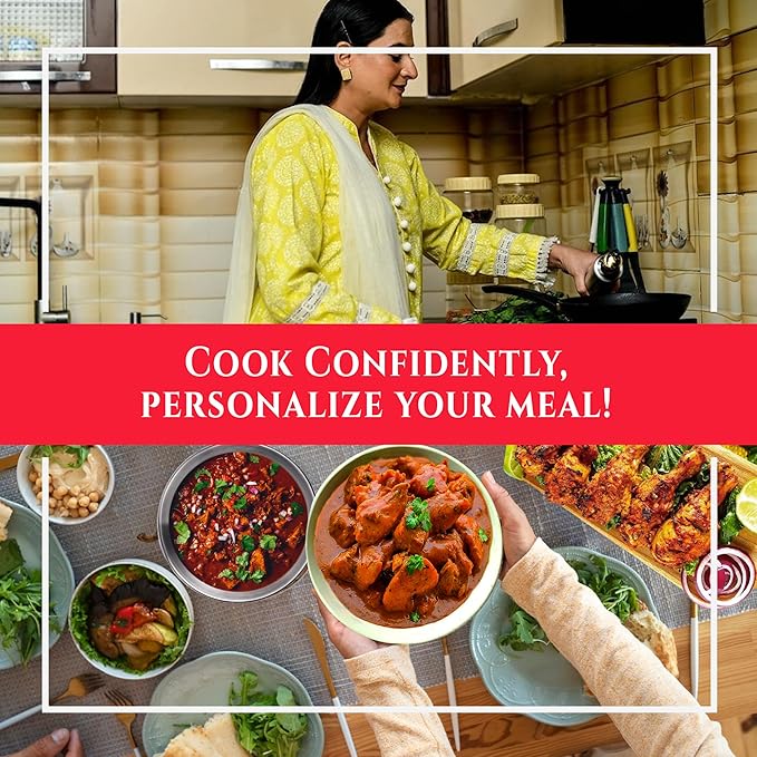 Butter Chicken Makhani Tandoori Chicken Beef Vindaloo Indian food spice kits by Flavor Temptations | Home Cook Authentic Indian Food | Organic Gluten Free No Sodium (3 Spice Kits)