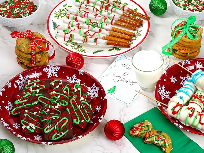 Christmas Sprinkles Bulk - 1.6 Pounds - Holiday Jimmies - Red White and Green Xmas Baking Toppings for Cookies Cakes Cupcakes and More!