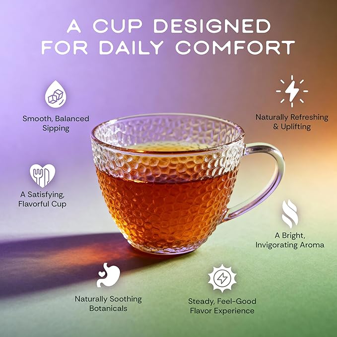 Tea Facto Herbal Tea Sampler Set Depuff Collection with Bitter Melon Mulberry Leaf Ginger Pear &amp Green Grapes Jasmine - Fancy Tea Sampler Gift Set Box - Natural Fiber Zero Added Sugar - 40 Cou
