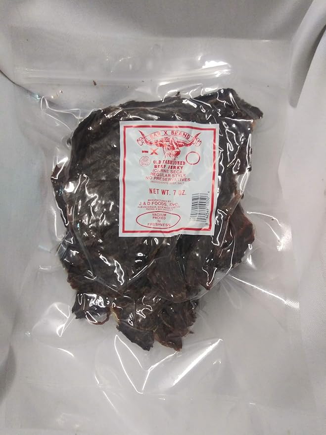 Bar X Brand Old Fashioned Beef Jerky (Carne Seca) (Regular 7 oz)