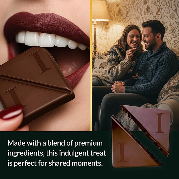 Ignite Mint Chocolate Bars – Premium Mint-Infused 80% Dark Chocolate for a Bold Refreshing Flavor Gluten-Free and Made with Selected Ingredients for Pure Indulgence Ideal for Sharing Pack of 1