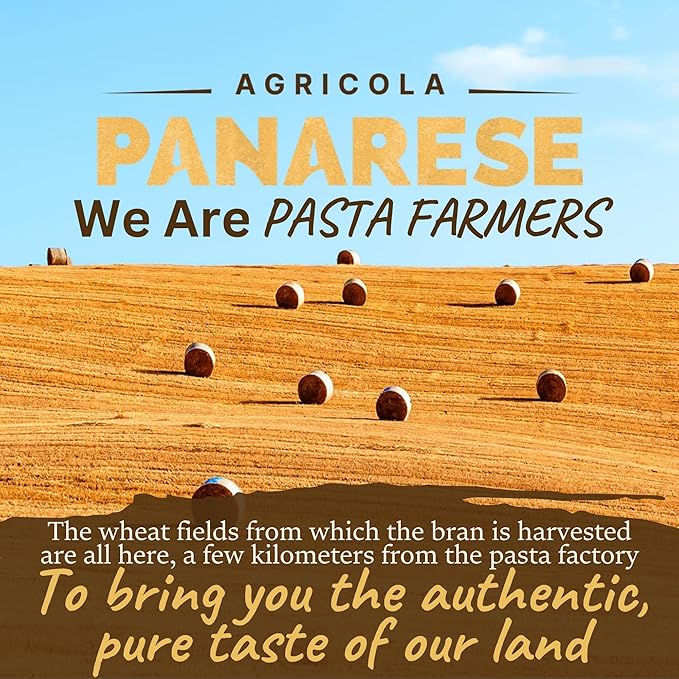 Panarese Premium Organic Tuscan Pennoni Bronze Cut Pasta from Italy - Gourmet Large Penne - Authentic Italian Pasta (14.1 oz - 400 g)