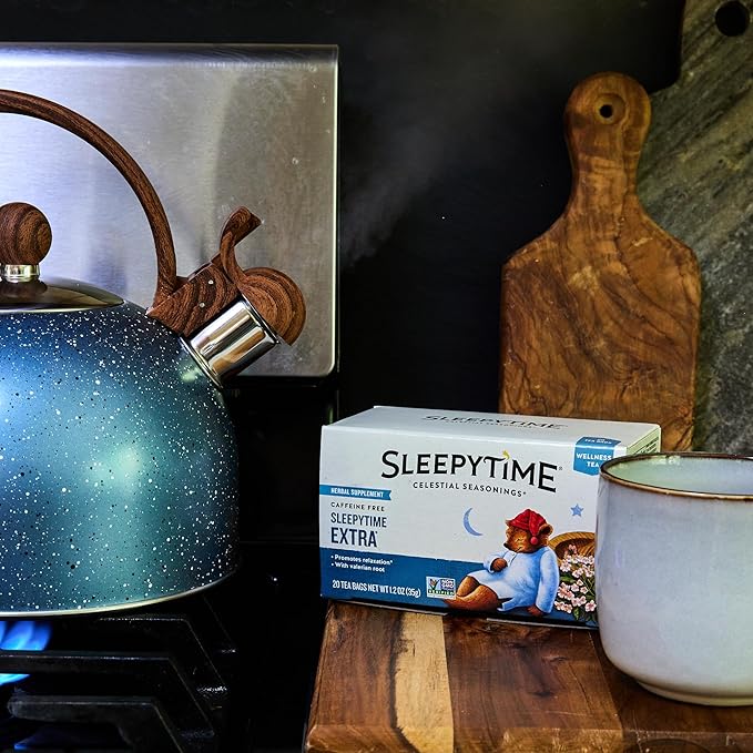 Celestial Seasonings Wellness Tea Sleepytime Variety Pack Detox Sinus Soother Throat Tamer Sleepytime Extra Honey Immune Boost Caffeine Free Sleep Tea 20 Tea Bags (Pack of 6)