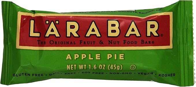 Larabar Fruit &amp Nut Bar Apple Pie 1.6 Ounce 16 Bars