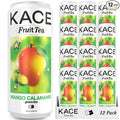 KACE Tea Mango Calamansi Green Iced Tea 10.8 Fl Oz (Pack of 12) - All-Natural Green Tea with Mango Brewed in Taiwan 65mg Caffeine 320ml Can