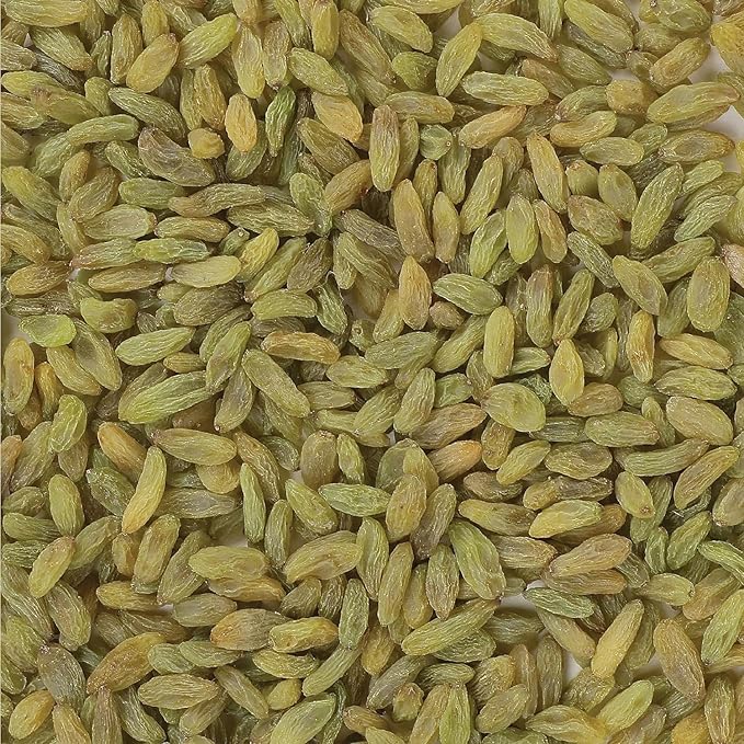 Dry Fruits Green Kandhari Kishmish Seedless Dried Grapes or Raisins Afghani Kishmish Sundekhani Kishmish Chemical Free No Preservatives - 250 Grams