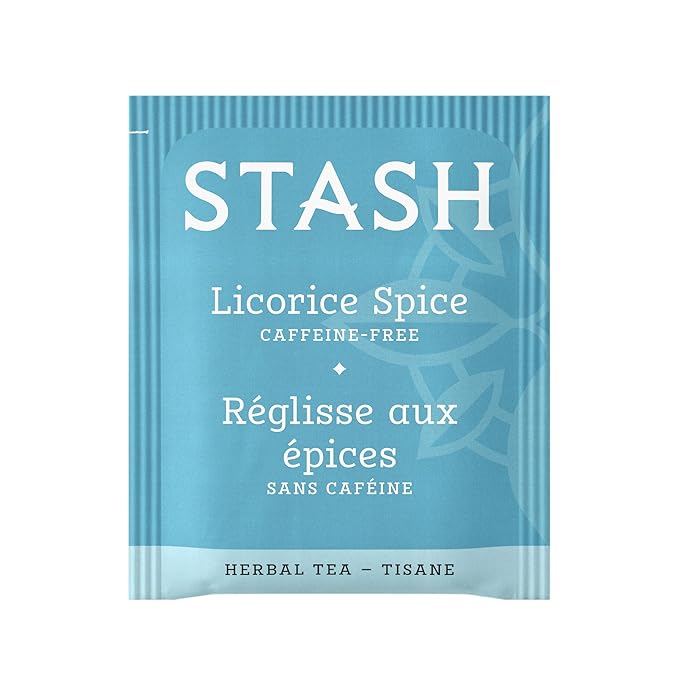 Stash Tea Licorice Spice Herbal Tea 6 Boxes With 20 Tea Bags Each (120 Tea Bags Total)