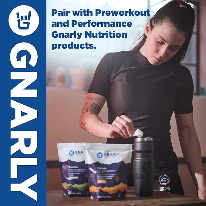 Gnarly Nutrition Vegan Plant Protein – Vanilla Vegan Protein Powder NSF Sport Certified – Meal Replacement Daily Nutritiional Boost – Lactose Free Powder – Vanilla 28.2 oz