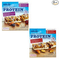 Protein Bars 2-Pack – 10g Protein Greek Yogurt Dipped Strawberry &amp Mixed Berry with Almonds &amp Peanuts No Artificial Flavors or Preservatives 10 Chewy Healthy Indulgent Granola Bars