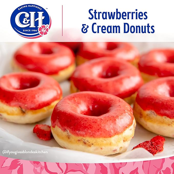 C&ampH® Granulated Sugar 3.5 lb Easy-Baking Tub (Pack of 2) - Ideal for Family Baking Desserts and Everyday Sweetening - Includes Bonus Recipe Card