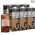 Wandering Bear Decaf Cold Brew Coffee - Bold Smooth No Sugar Added Shelf-Stable Ready to Drink Gluten Free &amp Vegan Decaf Iced Cold Brewed Coffee Drink - 32 fl oz 6 pack