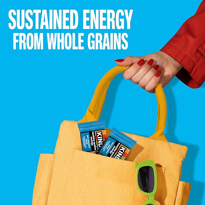 KIND Healthy Grains Energy® Bars 30ct Variety Pack Dark Chocolate Chunk Peanut Butter Dark Chocolate and Mixed Berry 18-21g Whole Grains Made with Super Grains Gluten Free Snacks