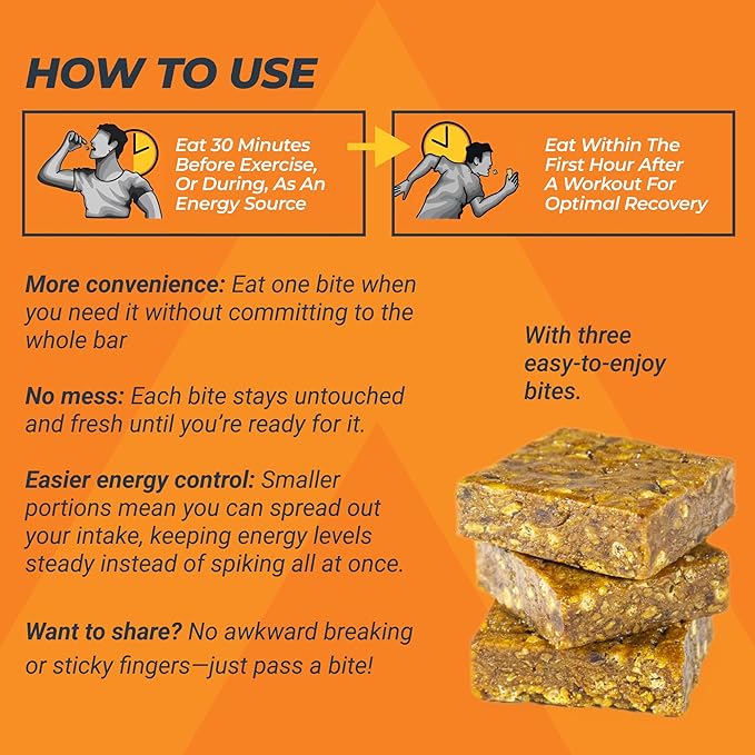 TITANIUM Protein Energy Bars - Fruit Bars with Dried Superfruits Quinoa 10g Of Protein Chocolate Chip - Alternative To Cliff Bars - Snack Bars Healthy Food - Camping Snacks Hiking Food - Healthy