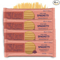 Three Farm Daughters High Fiber Pasta Spaghetti Pack Irresistible Low GI Non GMO Spaghetti Pasta Noodles Low Net Carb Made in the USA from Just 2 Simple Ingredients 12 oz. (4 Pack)