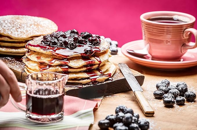 Crown Maple Blueberry Infused Organic Maple Syrup 100% Pure Gluten Free No Preservatives Non-GMO Pancake and Breakfast Topping 8.5 Fl Oz (Pack of 8)
