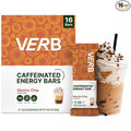 Verb Caffeinated Energy Bars Mocha Chip (26g Pack of 16) 110-Calorie Delicious Low Sugar Energy Bar - Vegan Gluten Free On-the Go Snack with 80mg Green Tea Caffeine Only Real-Food Ingredients