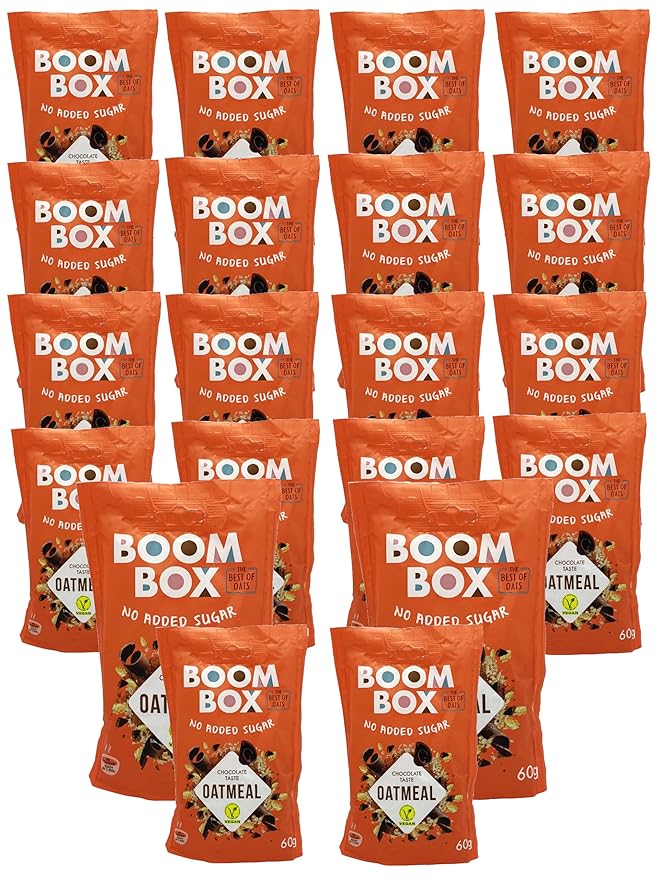 BOOM BOX High Protein Chocolate Oat Granola - 300g Energizing and Indulgent Breakfast (60G Chocolate)