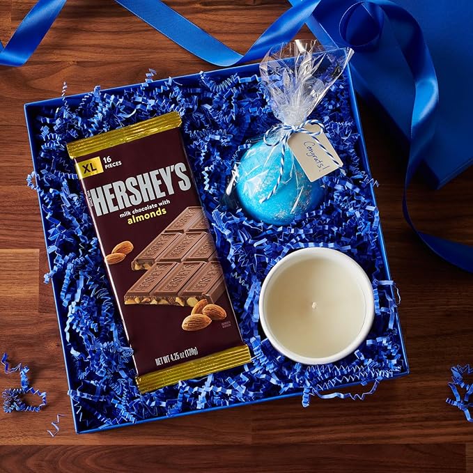 HERSHEY'S Milk Chocolate with Almonds XL Candy Bars 4.25 oz (12 Count 16 Pieces)