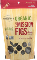 Woodstock Organic Black Mission Figs USDA Certified Organic Vegan Non-GMO 10 Ounce (Pack of 8)