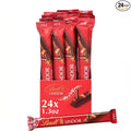 Lindt LINDOR Milk Chocolate Truffle Bar Chocolate Candy Bar with Smooth Center 1.3 oz. (24 Pack)