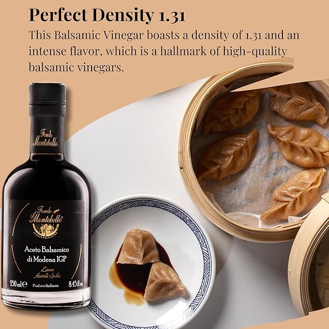 Tasting Combo Balsamic Vinegar of Modena and White Condiment with Balsamic Vinegar of Modena The Perfect Mix Imported from Italy