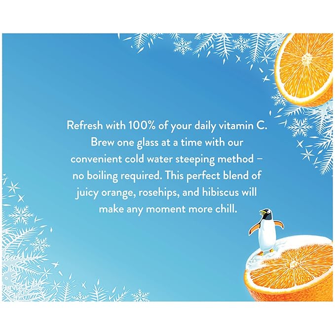 Celestial Seasonings Cold Brew Iced Tea Citrus Sunrise Caffeine Free 18 tea bags (Pack of 6)