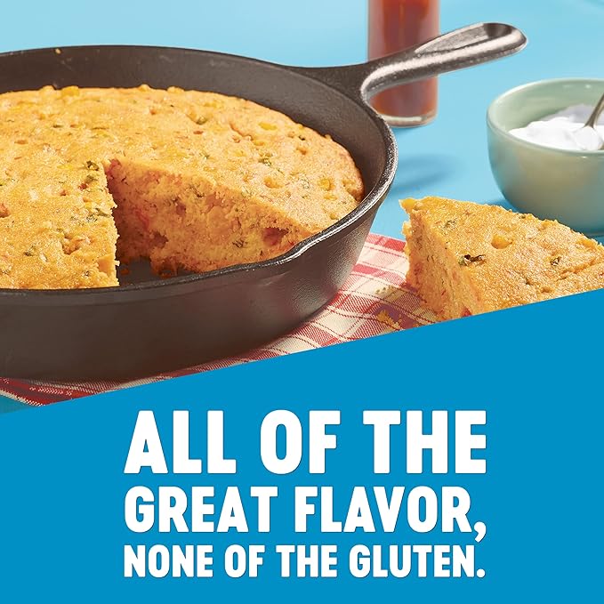 Krusteaz Gluten Free Baking Mix Honey Cornbread &amp Muffin Mix Gluten Free &amp Made with Real Honey No Artificial Flavors Colors or Preservatives 15 OZ Box (Pack of 3)