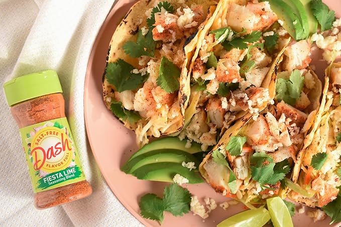 Dash Salt-Free Seasoning Blend Fiesta Lime 2.4 Ounce (Pack of 8)