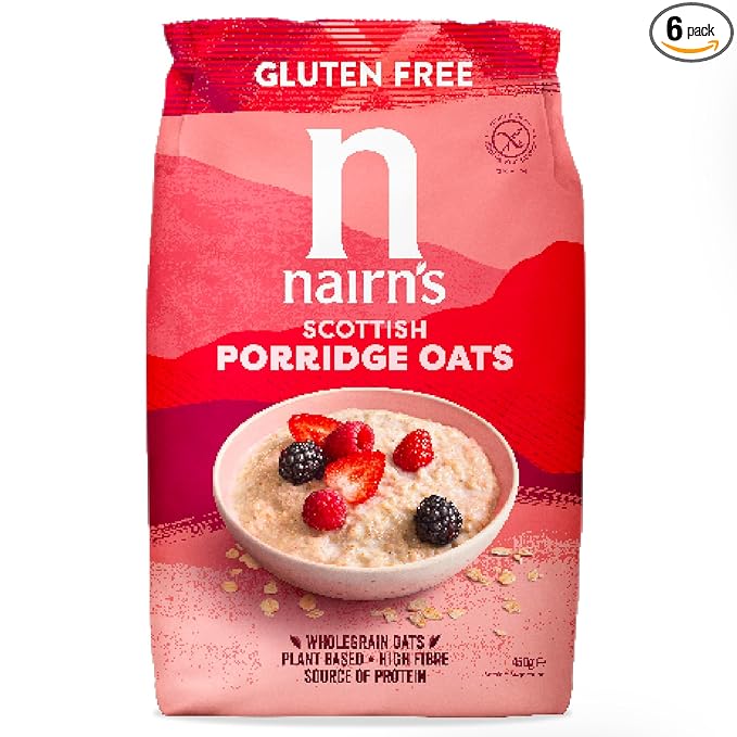 Nairn's Gluten Free Porridge Oats (450g) - Pack of 6
