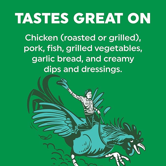 Fire &amp Smoke Society Rodeo Ranch Chicken Seasoning | BBQ Seasonings and Rubs for Smoking | Chicken Pork Fish Vegetables | Buttermilk Dill Parsley Chives | Large (2-Pack)
