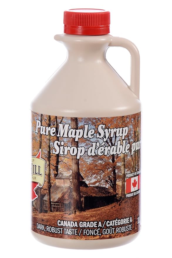 Turkey Hill Sugarbush 100% Pure Canadian Premium Grade A Dark Robust Maple Syrup 33.8 Fl Oz