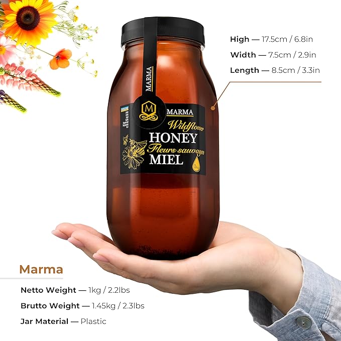 Honigma Honey Collection | Pure &amp Exquisite | Sustainably Sourced from Ukraine | Pack of 6