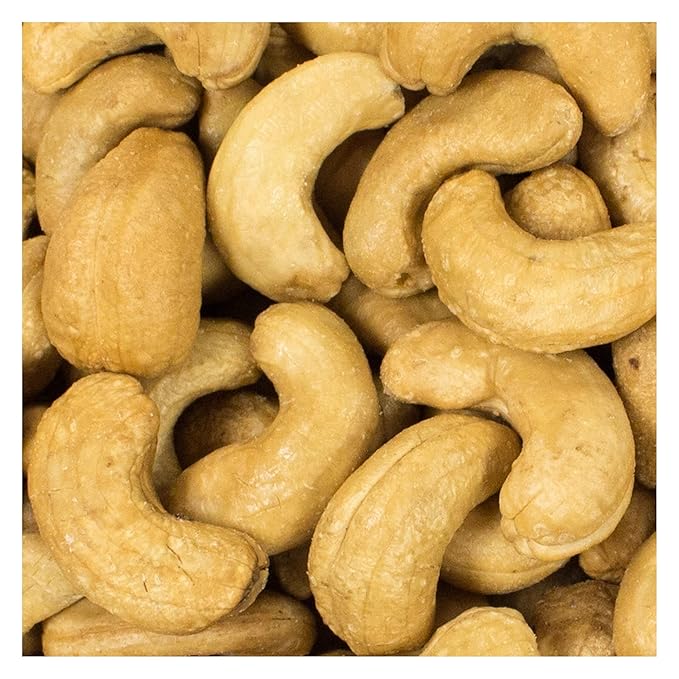 Cashews Roasted Unsalted Extra Large Cashews (240's) 25 Lbs. Bulk Case Kosher