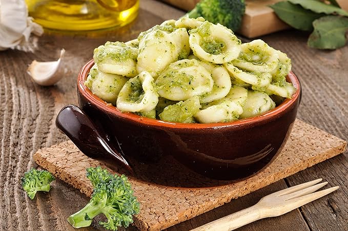 TERRE E TRADIZIONI Organic Italian ORECHIETTE Pasta Semiwhole Wheat Durum Semolina Pasta Sicilian Ancient Grain Rusello Organic Orecchiette Pasta Vegan Pasta Imported from Italy (3 Packs)