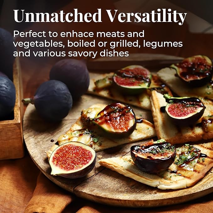 Balsamic Vinegar of Modena 8.45 fl.oz. (250ml) IGP-Certified Dense Balsamic Vinegar with a Bold Sweet-and-Sour Taste - Product from Italy