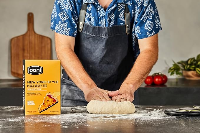 Ooni Pizza Dough Mix Bundle - 4 x Neapolitan Style &amp 4 x New York 8.8 oz Dough Balls