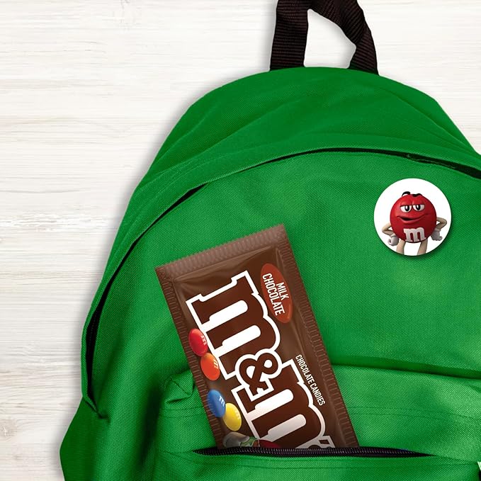 M&ampM'S Milk Chocolate Candy Full Size 1.69 oz Bag Pack of 36 Bulk Candy Chocolate