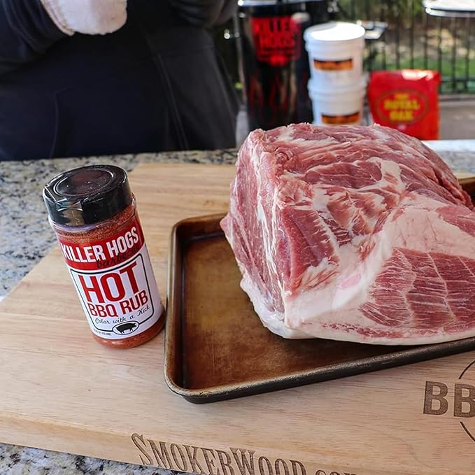 Killer Hogs Steak &amp Burger Seasoning – Championship BBQ Grill Rub for Beef Steaks Burgers and Chops – Savory Blend with Worcestershire &amp Garlic – Each 12 oz Shaker (2 Pack)