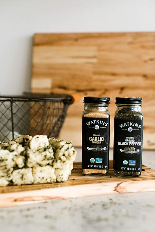 Watkins Gourmet Organic Spice Jar Ground Black Pepper 2.8 Ounce (Pack of 3)