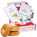 Baketivity Kids Baking Set Meal Cooking Party Supply Kit for Teens Real Fun Little Junior Chef Essential Kitchen Lessons Includes Pre-Measured Ingredients (Baketivity Kit Bagels)