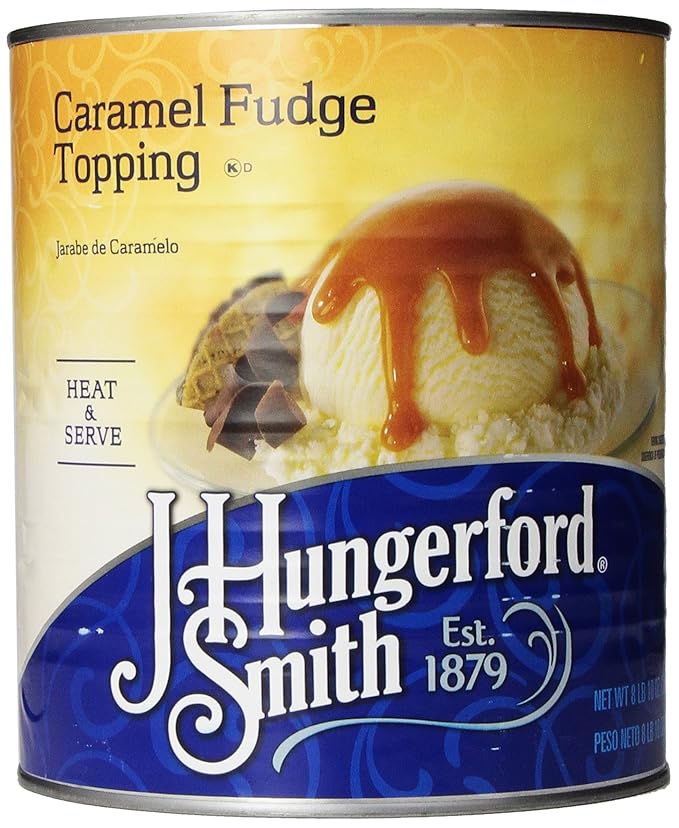 J. Hungerford Smith Fudge Topping Caramel 138 Ounce