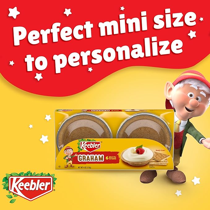 Keebler Ready Crust 4 Oz 6 count (Pack of 12)