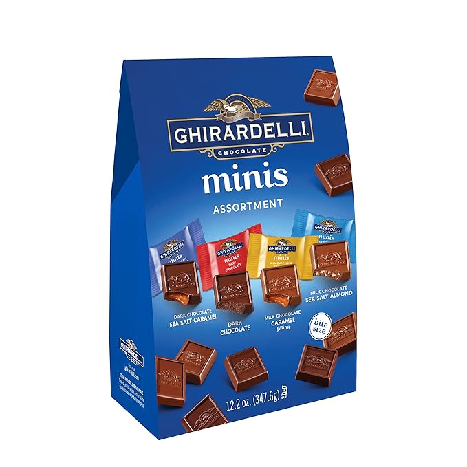 Ghirardelli Assorted Mini Squares Pouch 12.2 Ounce X-Large