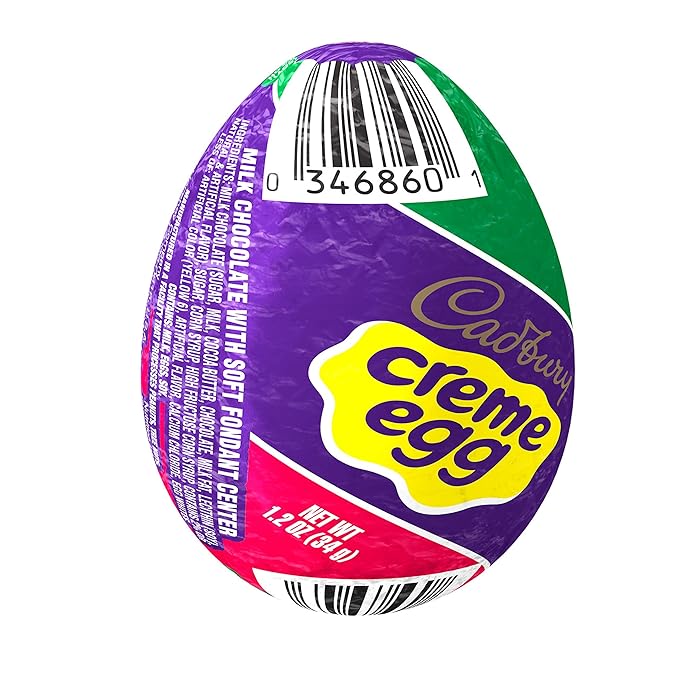 CADBURY CREME EGG Milk Chocolate Candy Easter 1.2 oz Eggs (48 Count)