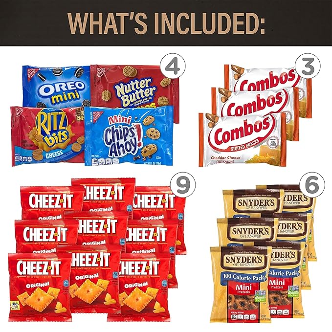 Big Party Snack Box 75 Assorted Snacks/Box