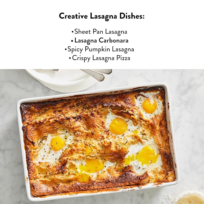 DeLallo No-Boil Lasagna Sheets 13.2oz Box Oven Ready Made with Durum Wheat Semolina Flour Non-GMO (12 Pack)
