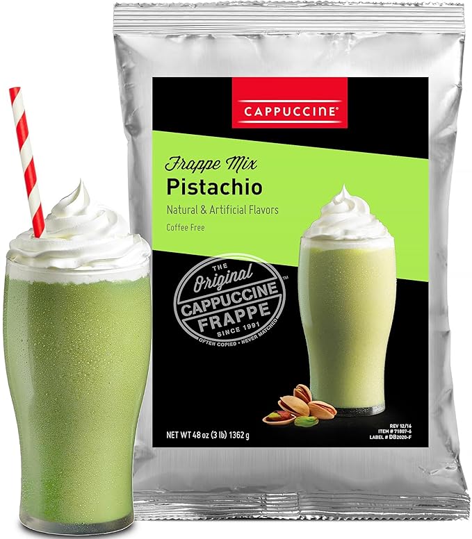Cappuccine Pistachio Frappe Mix 3 Pound (Pack of 1)