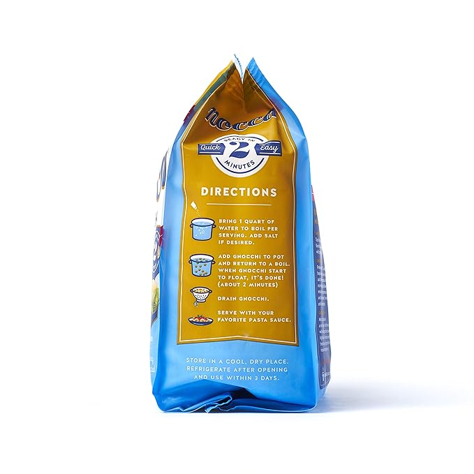 Nocca Gnocchi Potato Dumplings (Original Gluten Free Pack of 3)