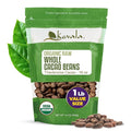 Kevala Organic Cacao Beans - Sun Dried Natural Beans for Brewing Sugar Free Base for Homemade Chocolate Nutritious Addition to Breakfasts and Drinks Vegan Option with No Additives 1 lb 16 oz